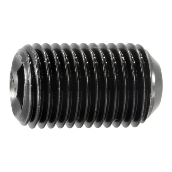 Midwest Fastener 3/8"-24 x 5/8" Black Oxide Steel Fine Thread Socket Set Screws 10PK 931527 - main